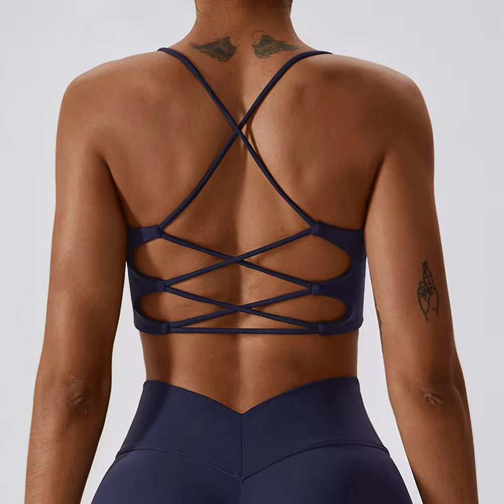 Cross-Back Sports Bra