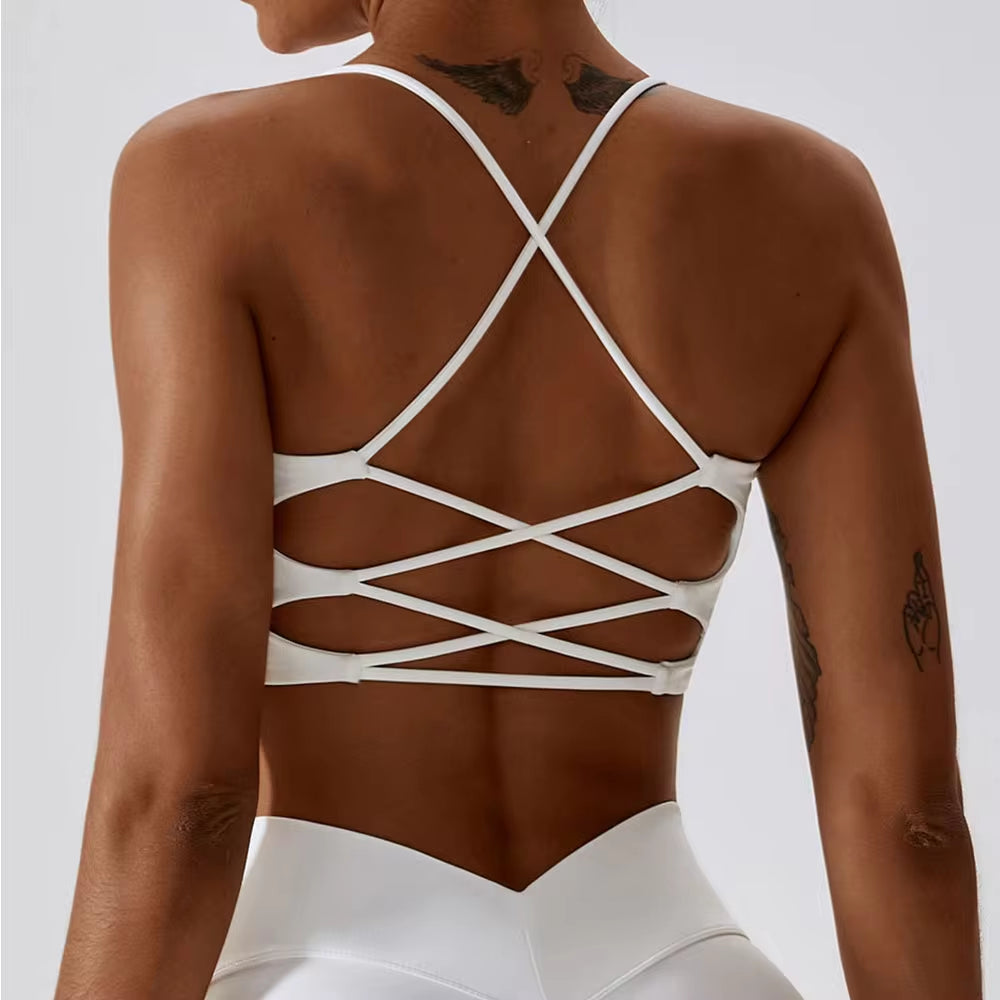 Cross-Back Sports Bra