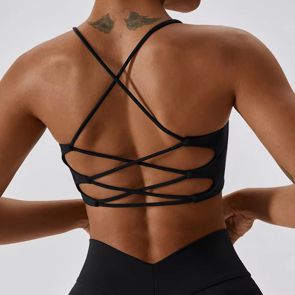 Cross-Back Sports Bra