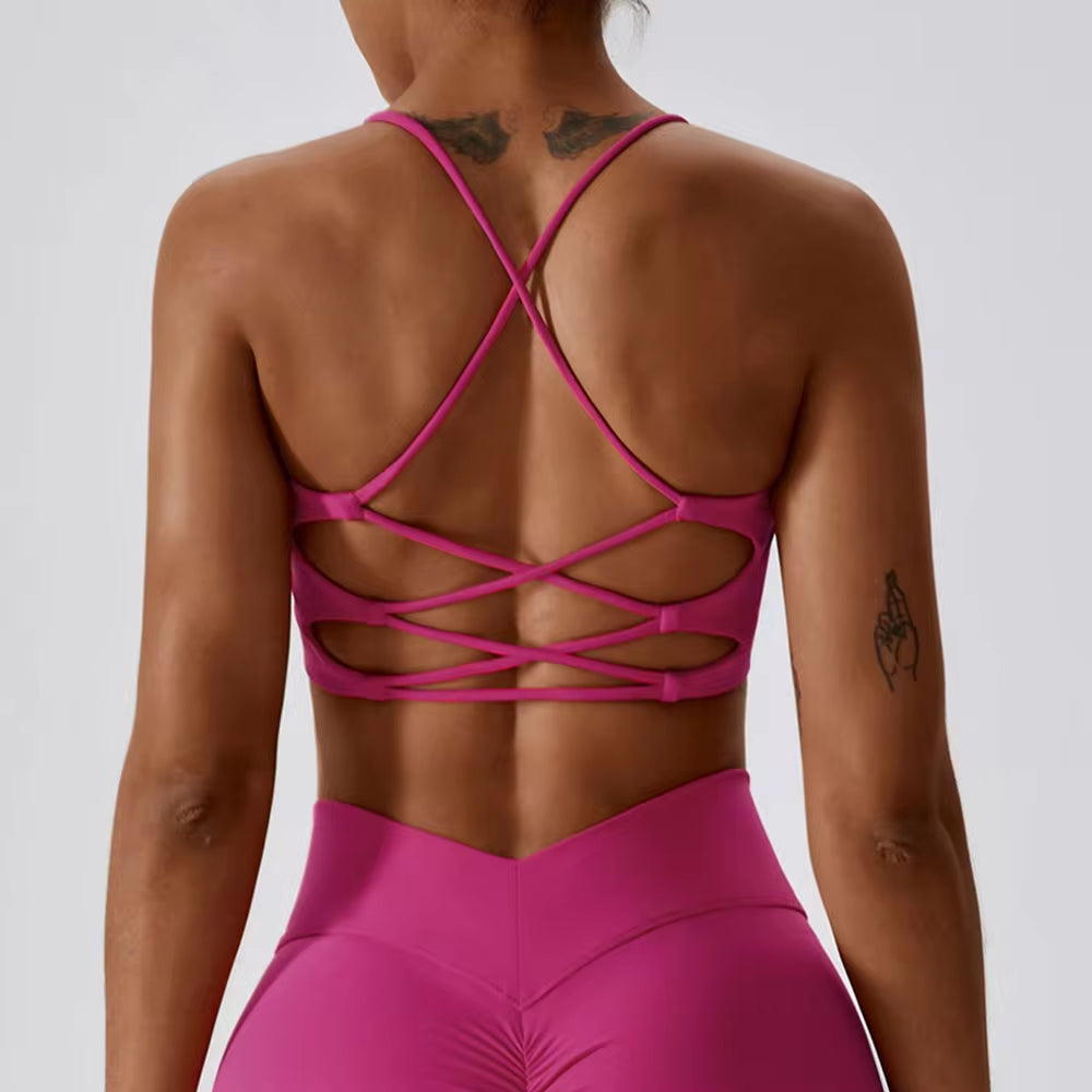 Cross-Back Sports Bra