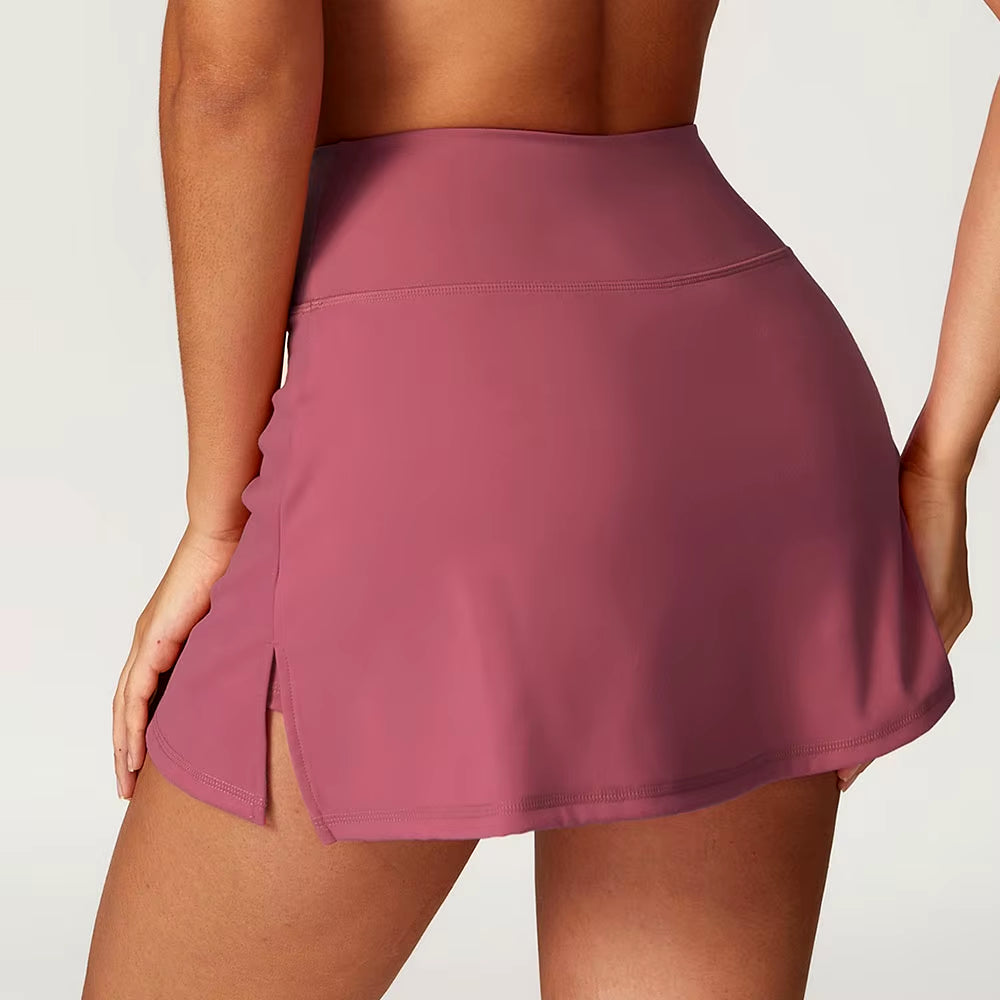 Summer Tennis Skirts Women Shorts Golf Pantskirt Sports Fitness Shorts High Waist Yoga Running Shorts Skirt Gym Workout Clothing